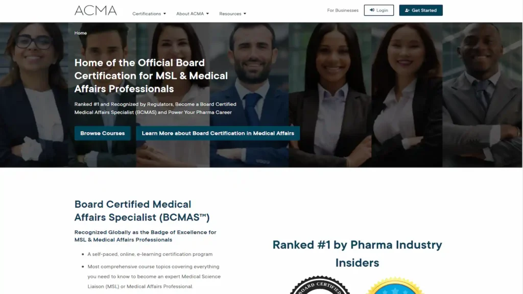 Accreditation Council for Medical Affairs (ACMA)