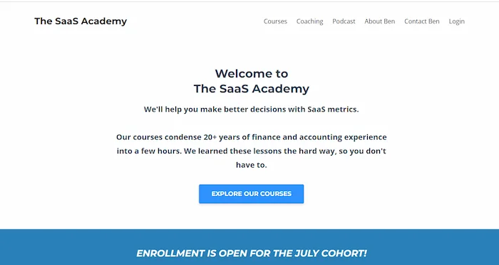 The SaaS Academy