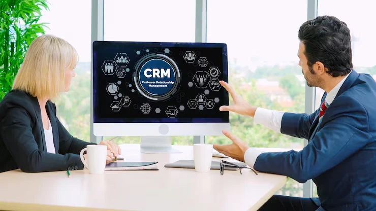 Pearl Lemon Sales Team Discussing CRM Strategy